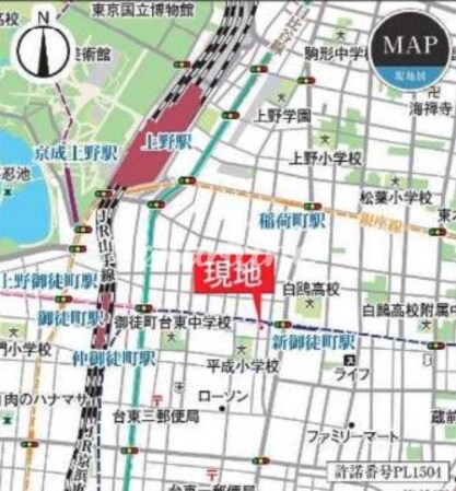 シーズンフラッツ新御徒町の物件内観写真